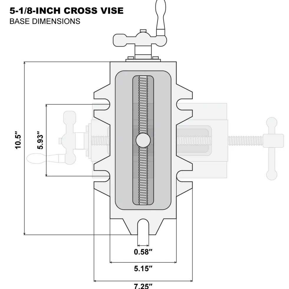 WEN 415CV 5-1/8-Inch Compound Cross Slide Industrial Strength Benchtop Vise