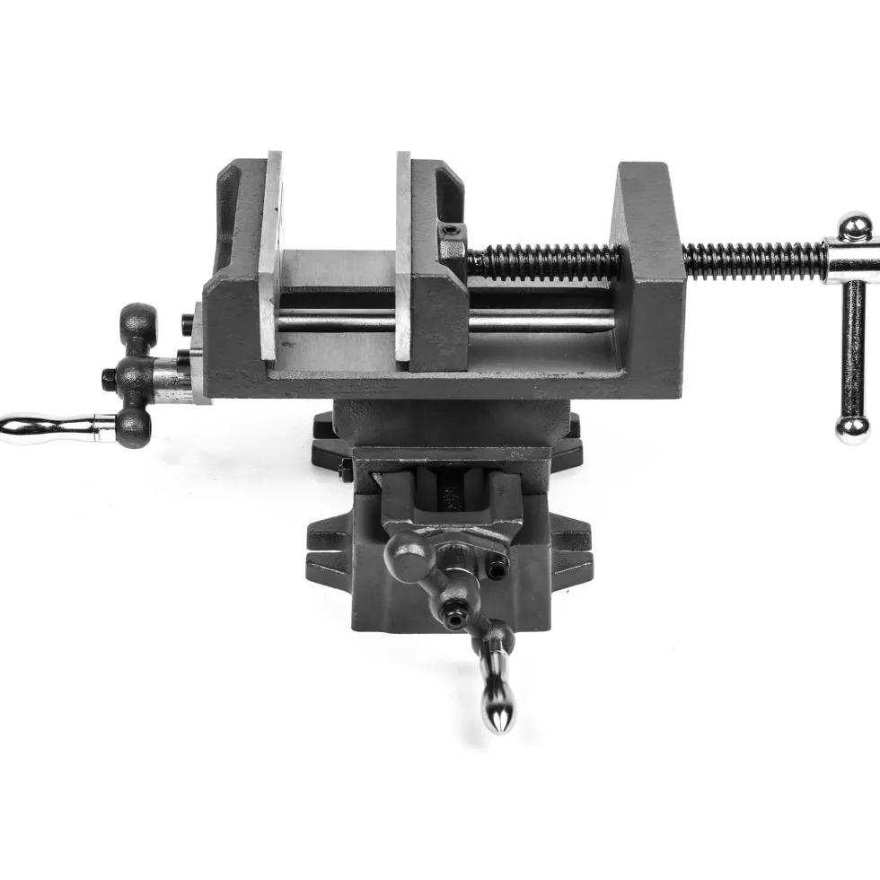 WEN CV414 4.25 in. Compound Cross Slide Industrial Strength Benchtop and Drill Press Vise