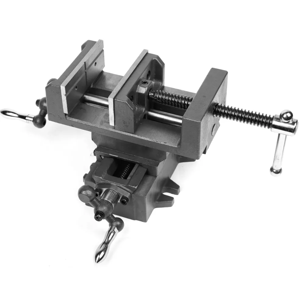 WEN CV414 4.25 in. Compound Cross Slide Industrial Strength Benchtop and Drill Press Vise