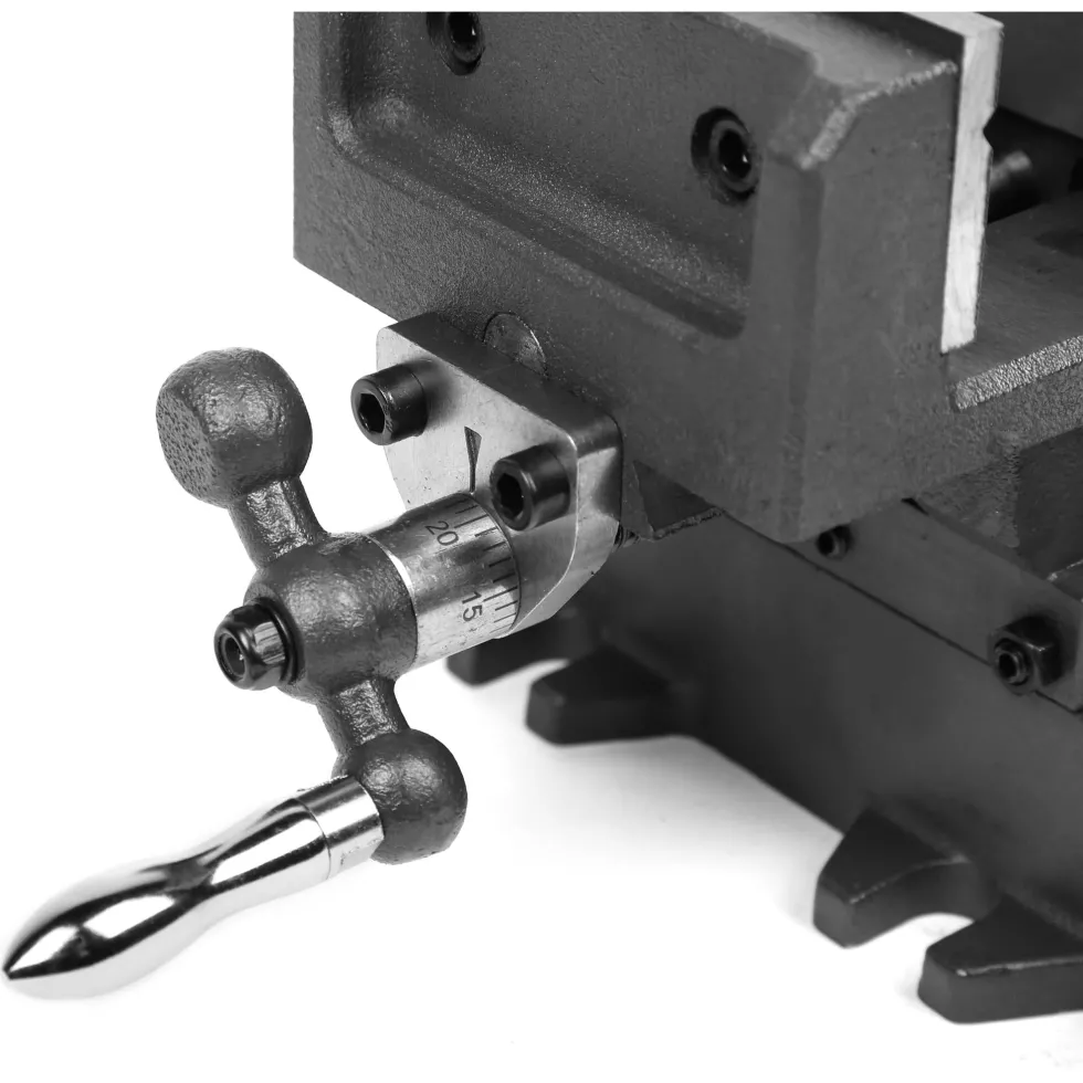 WEN CV414 4.25 in. Compound Cross Slide Industrial Strength Benchtop and Drill Press Vise