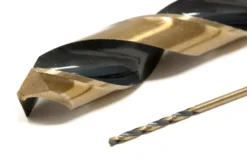 WEN DB292G 29-Piece Fully Ground Black Gold HSS Jobber Drill Bit Set with Carrying Case