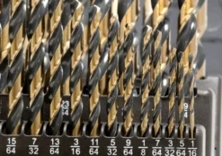 WEN DB292G 29-Piece Fully Ground Black Gold HSS Jobber Drill Bit Set with Carrying Case