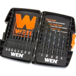 WEN DB13 13-piece black oxide drill bit set