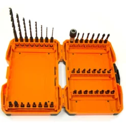 WEN DB1440 40-Piece 1/4-Inch Hex Shank Impact-Rated Quick-Release Screwdriver and Drill Bit Set