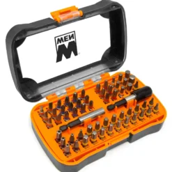 WEN DB6060 60-Piece 1/4-Inch Hex Shank Impact-Rated Magnetic Screwdriver Bit Set