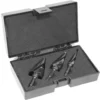 WEN DB149X 3-Piece Impact-Duty Titanium Step Drill Bit Set with #1, #4, and #9 Step Drill Bits
