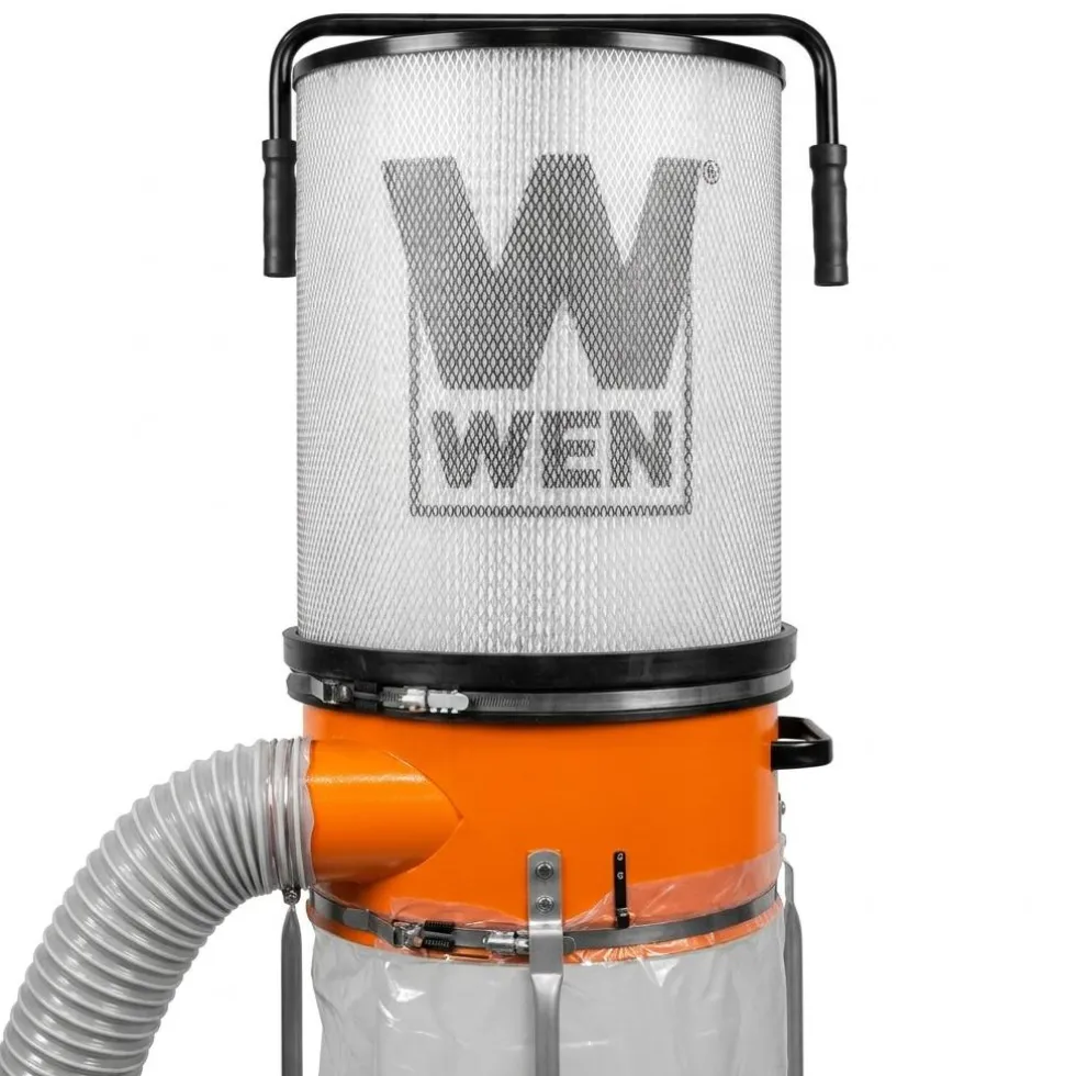 WEN DC1300-AF1 1-Micron Canister Filter Cartridge with Cleaning Paddles for Woodworking Dust Collectors