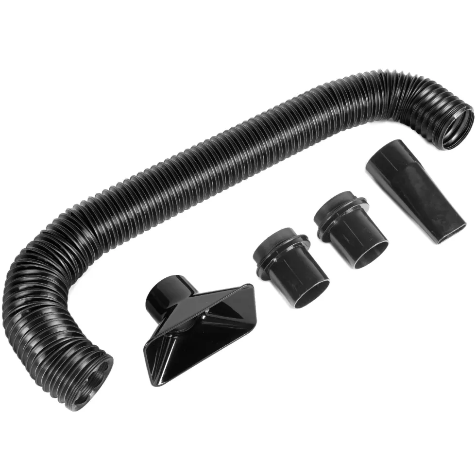 WEN DCA019 2.5-Inch by 36-Inch Flexible and Sculptable Dust Hose Kit with Couplers and Adapters