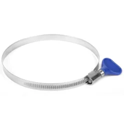 WEN DCA010 4-Inch Steel Hose Clamps for Dryers and Dust Collection Systems, 10 Pack