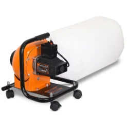WEN DC3401 5.7-Amp 660 CFM Rolling Dust Collector with 12-Gallon Bag and Optional Wall Mount