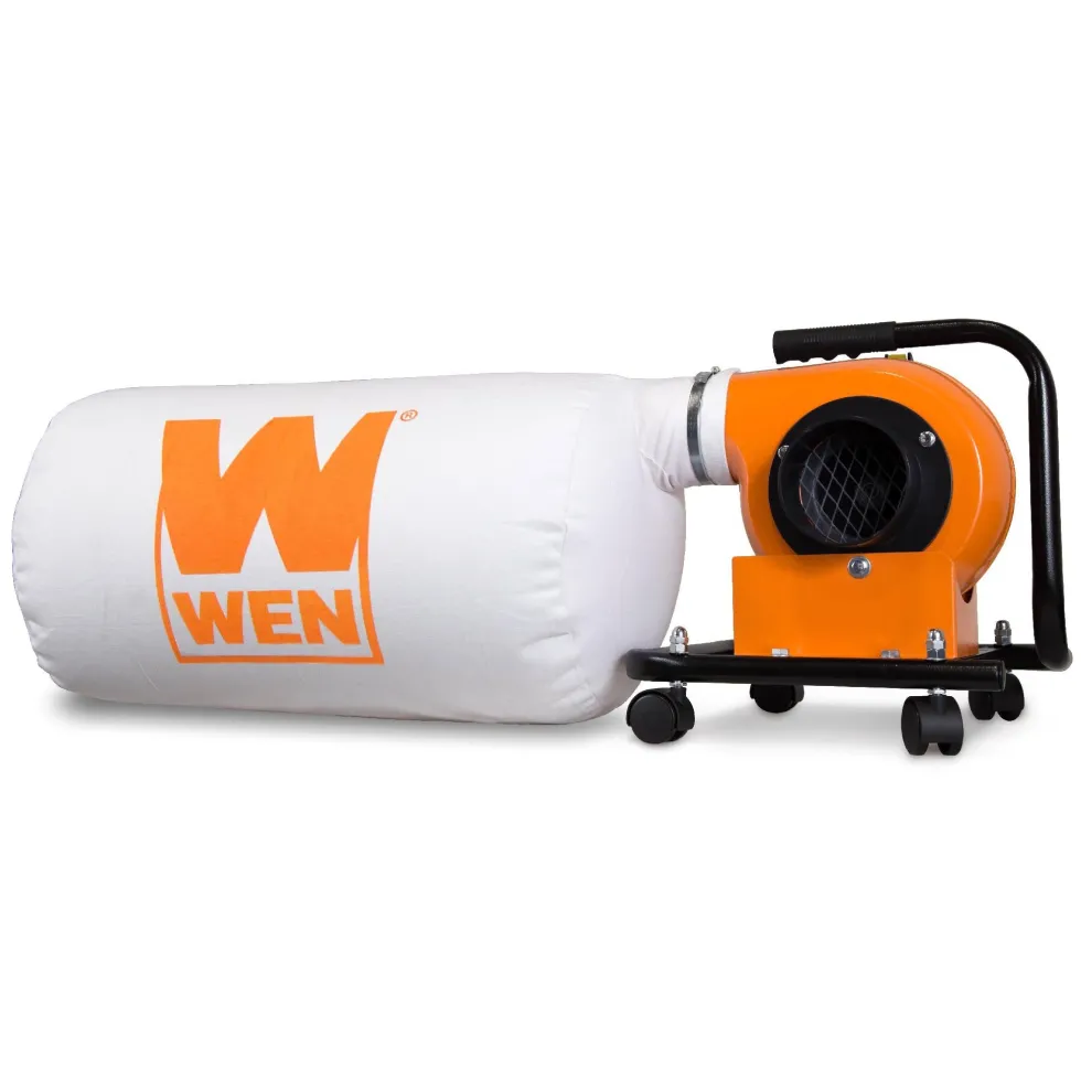 WEN DC3401 5.7-Amp 660 CFM Rolling Dust Collector with 12-Gallon Bag and Optional Wall Mount