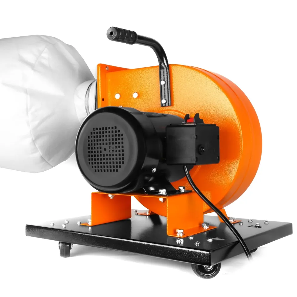WEN DC3474 7.4-Amp Rolling Dust Collector with Induction Motor, 15-Gallon Bag and Optional Wall Mount