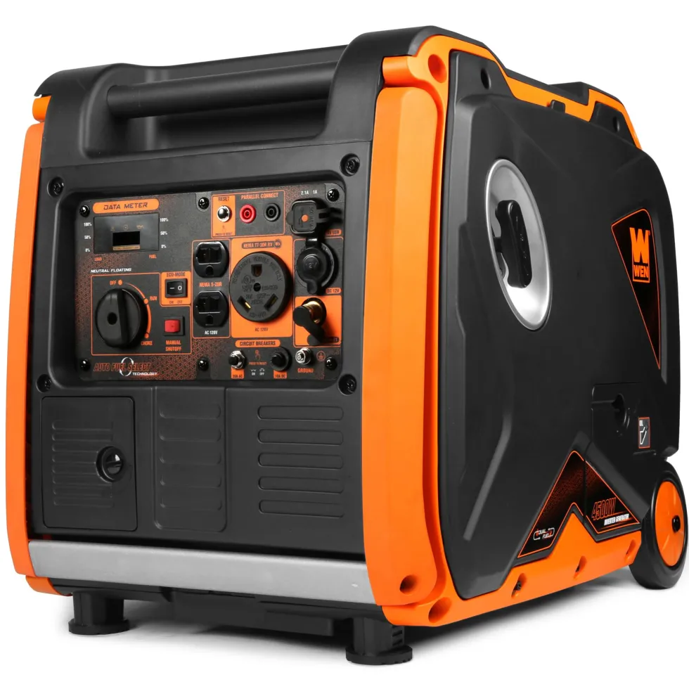 WEN DF450i Super Quiet 4500-Watt Dual Fuel RV-Ready Portable Inverter Generator with Fuel Shut-Off