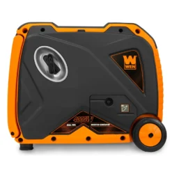 WEN DF400i Super Quiet 4000-Watt Dual Fuel RV-Ready Electric Start Portable Inverter Generator with Fuel Shut-Off