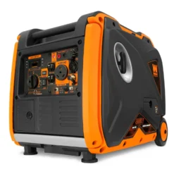 WEN DF400i Super Quiet 4000-Watt Dual Fuel RV-Ready Electric Start Portable Inverter Generator with Fuel Shut-Off