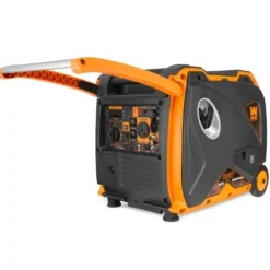 WEN DF400i Super Quiet 4000-Watt Dual Fuel RV-Ready Electric Start Portable Inverter Generator with Fuel Shut-Off