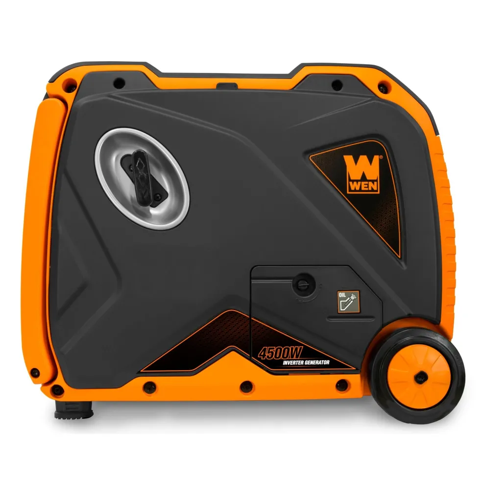 WEN DF451i Super Quiet 4500-Watt Electric Start Dual Fuel RV-Ready Portable Inverter Generator with Fuel Shut-Off