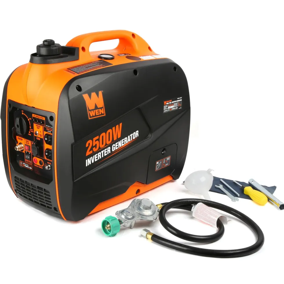 WEN DF250i Super Quiet 2500-Watt Portable Dual Fuel Inverter Generator with Fuel Shut-Off