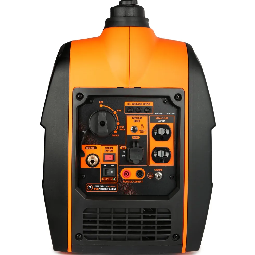 WEN DF250i Super Quiet 2500-Watt Portable Dual Fuel Inverter Generator with Fuel Shut-Off