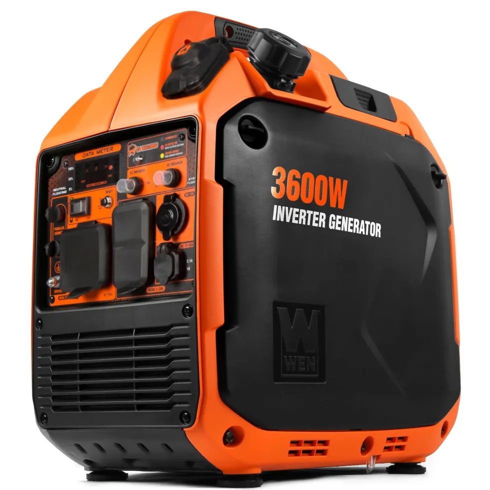 WEN DF360iX Quiet and Lightweight 3600-Watt Dual Fuel RV-Ready Portable Inverter Generator with Fuel Shut Off and CO Watchdog