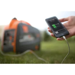 WEN DF250iX Super Quiet 2500-Watt Portable Dual Fuel Inverter Generator with Fuel Shut-Off and CO Sensor