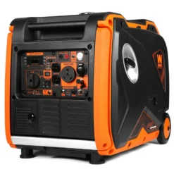 WEN DF452iX Super Quiet 4500-Watt Remote Electric Start Dual Fuel RV-Ready Portable Inverter Generator with Fuel Shut-Off and CO Watchdog