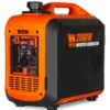 WEN DF280iX 2800-Watt Dual Fuel Inverter Generator, Quiet, Portable, and Lightweight with Fuel Shut Off and CO Watchdog