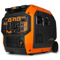 WEN DF500iX 5000-Watt Dual Fuel 120V/240V RV and EV-Ready Electric Start Portable Inverter Generator with Electric Vehicle Charging Ports