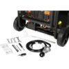 WEN DF875iX 8750-Watt RV and Transfer-Switch-Ready 120V/240V Dual Fuel Open Frame Inverter Generator with Remote Electric Start and CO Shutdown Sensor