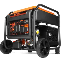 WEN DF875iX 8750-Watt RV and Transfer-Switch-Ready 120V/240V Dual Fuel Open Frame Inverter Generator with Remote Electric Start and CO Shutdown Sensor