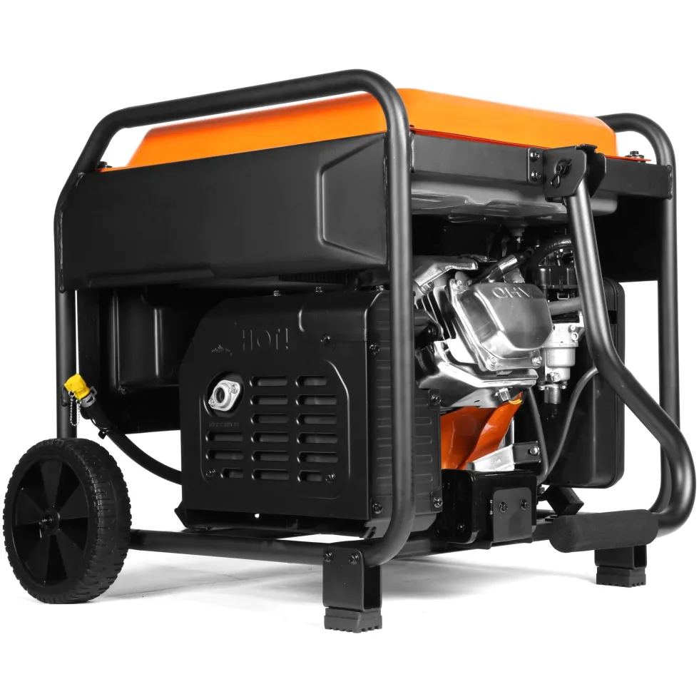 WEN DF875iX 8750-Watt RV and Transfer-Switch-Ready 120V/240V Dual Fuel Open Frame Inverter Generator with Remote Electric Start and CO Shutdown Sensor