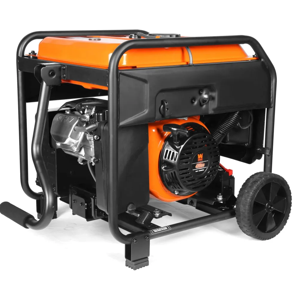 WEN DF875iX 8750-Watt RV and Transfer-Switch-Ready 120V/240V Dual Fuel Open Frame Inverter Generator with Remote Electric Start and CO Shutdown Sensor