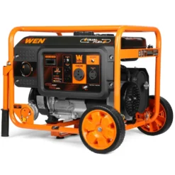 WEN DF430X 4375-Watt Dual Fuel Portable Generator with Wheel Kit and CO Shutdown Sensor