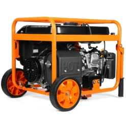 WEN DF430X 4375-Watt Dual Fuel Portable Generator with Wheel Kit and CO Shutdown Sensor