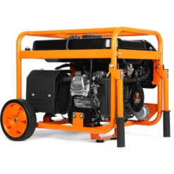 WEN DF430X 4375-Watt Dual Fuel Portable Generator with Wheel Kit and CO Shutdown Sensor
