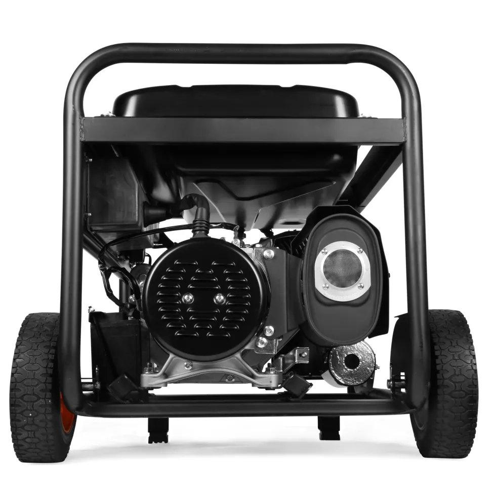 WEN DF1200X 12000-Watt 120-Volt/240-Volt Dual Fuel Transfer-Switch Ready Electric Start Portable Generator with Wheel Kit and CO Shutdown Sensor
