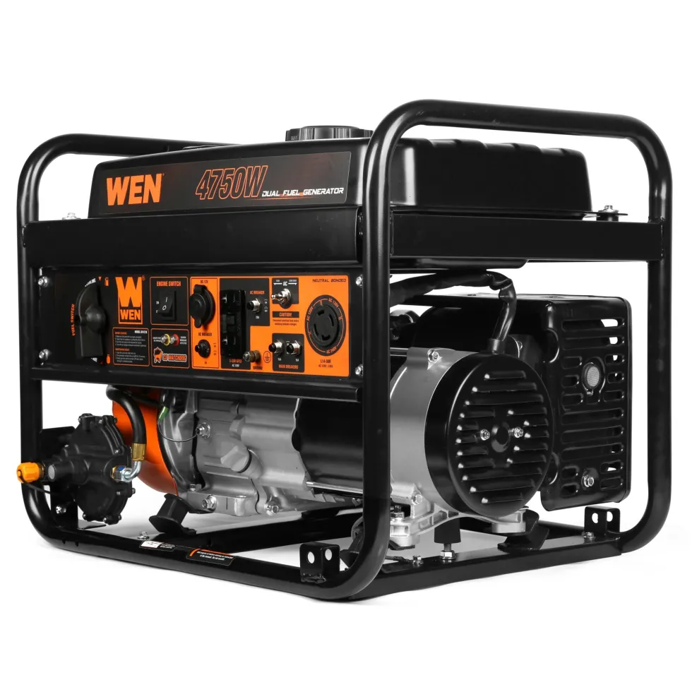 WEN DF472X 4,750-Watt 120V/240V Dual Fuel Portable Generator with CO Watchdog