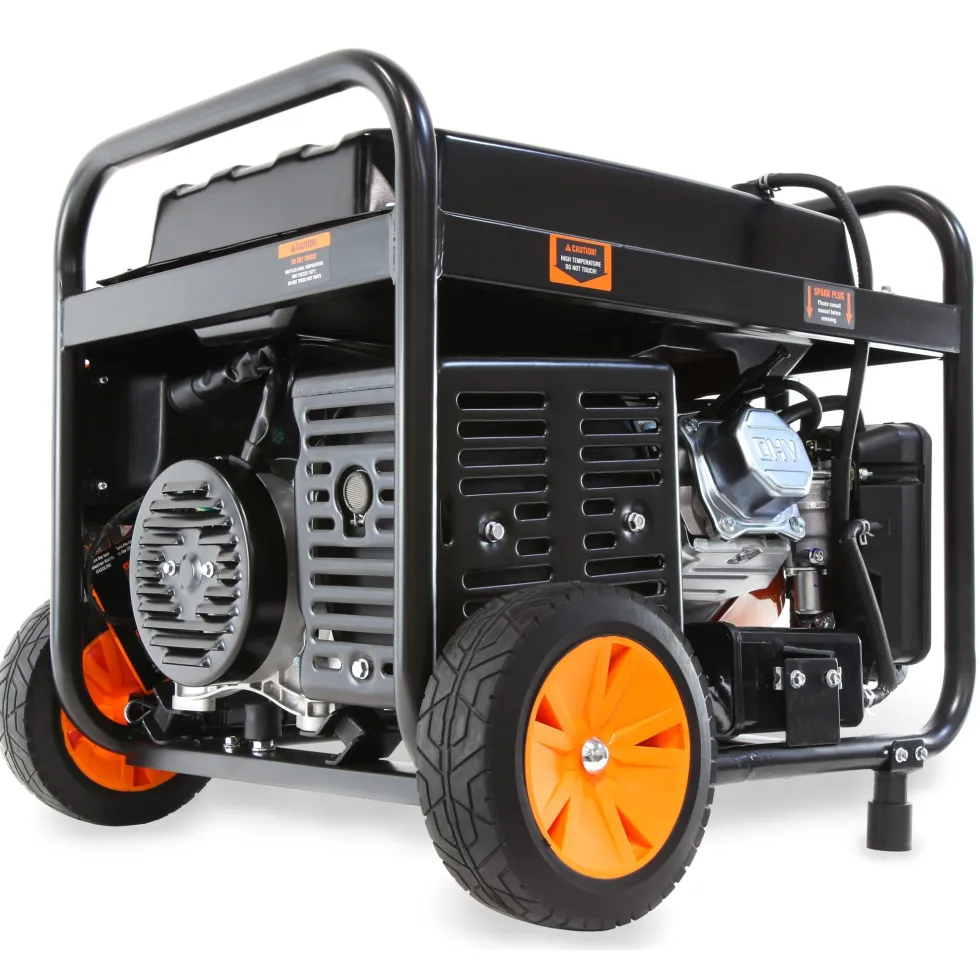 WEN DF475X 4,750-Watt 120V/240V Dual Fuel Portable Generator with Wheel Kit, Electric Start, and CO Watchdog