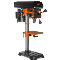 WEN DP1050 10-Inch Benchtop Drill Press, 6.2-Amp 5-Speed Motor with Cast Iron Construction, Laser and LED Work Light