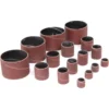 WEN DS164SPC 16-Piece Replacement Sanding Drum Sandpaper Kit, Assorted Grits