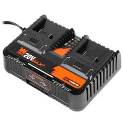 WEN 20200D 20V Max 2.3-Amp Dual Port Lithium-Ion Battery Charger with USB Ports