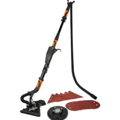 WEN DW5084 5-Amp 2-in-1 Variable Speed Dual-Head Drywall Sander with 15-Foot Dust Hose