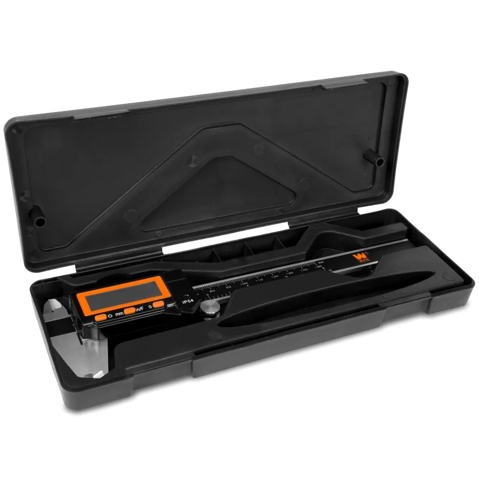 WEN 10764 Electronic 6.1-Inch Stainless Steel Water-Resistant Digital Caliper with LCD Readout and Storage Case, IP54 Rated