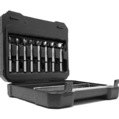 WEN FB3508 8-Piece Forstner Bit Set with Carrying Case