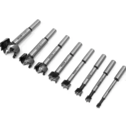 WEN FB3508 8-Piece Forstner Bit Set with Carrying Case