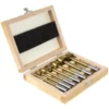 WEN FB7 7-Piece Forstner Bit Set with Wooden Carrying Case