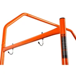WEN 31107 4-Foot Portable Rolling Scaffolding, 500-Pound-Capacity with Foldable Design, Safety Rail and Tool Shelf