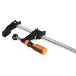WEN 10236F2 Quick-Adjust 36-Inch Steel Bar Clamps with 2.5-Inch Throat and Micro-Adjustment Handle, Two Pack