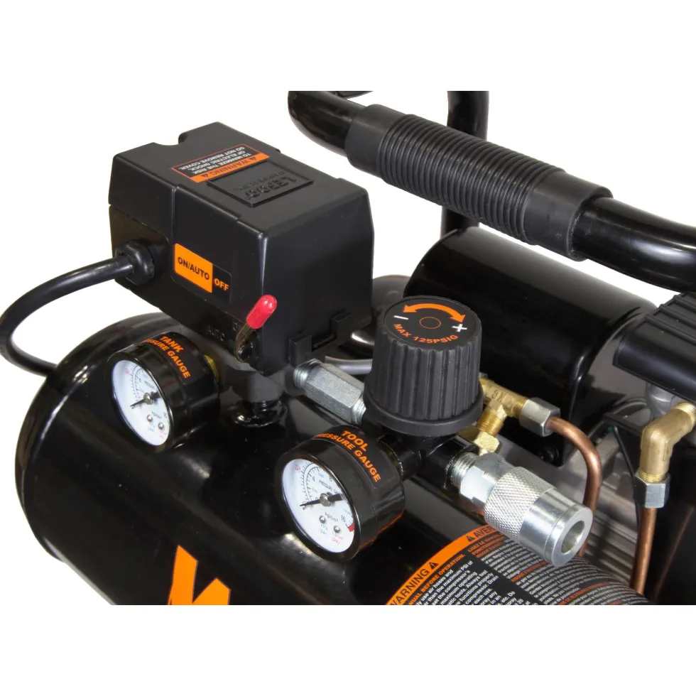WEN 2281 1-Gallon Oil-Free Horizontal Portable Air Compressor
