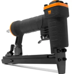 WEN 61706 20-Gauge 3/8-Inch Crown Air-Powered Pneumatic T50 Stapler for Upholstery and Woodworking